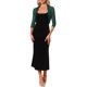 thumbnail image 2 of INSPIRE CHIC Bolero de Halloween para Mujer, Chaqueta Corta Semitransparente con Mangas 3/4, Cárdigan Recortado Verde Oscuro Talla S, 2 of 6