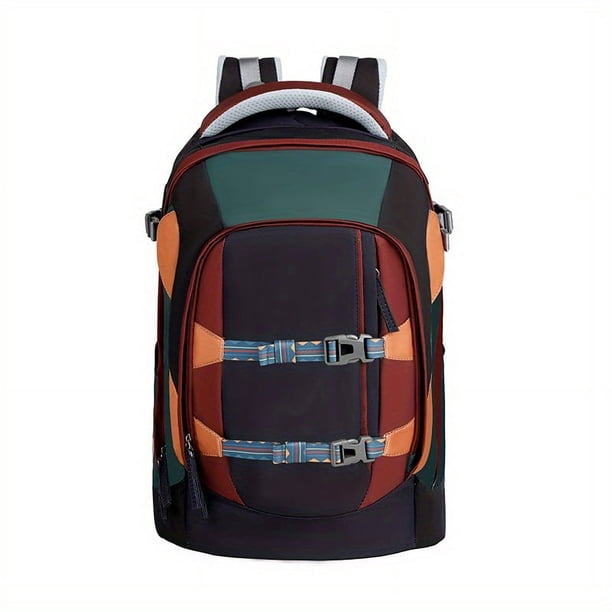 Materns Schoolbag Female Large Capacity Load Reduction Backbone Protection Male Super Lightweight High School Student Backpack For Children