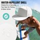 thumbnail image 4 of GORRA AOPREL de Ala Plana Ajustable Resistente al Agua – Blanca, 4 of 7