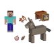 thumbnail image 2 of Figura de Acción Minecraft Figura 2 Pack 8.25 Cm Diseño Pixelado Deluxe 6+, 2 of 3