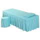 thumbnail image 5 of Sábana De Masaje De Belleza Suave Con Funda De Almohada Y Funda De Taburete Azul, 5 of 5