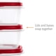 thumbnail image 5 of Recipientes Rubbermaid para almacenamiento de alimentos, 42 piezas, con tapas, 5 of 7