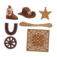 Bothyi - Adorno Para Tarta De Vaquero, Decoración Para Tarta De Cumpleaños Para Festivales, Cumpleaños De Niñas Y Niños