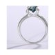 thumbnail image 2 of Anillos de Compromiso de Moissanita para Mujer 2 Uds Color D Claridad VVS1 Anillos de Diamante Anillos de Boda de Moissanita de Plata Esterlina S925 con Certificado, 2 of 8