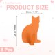 thumbnail image 2 of Uxcell 8 piezas de ganchos decorativos de pared con forma de gato, gancho de toalla de metal autoadhesivo de alta resistencia para baño, cocina, hogar y oficina para colgar llaves, abrigos, naranja, 2 of 7
