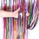 thumbnail image 1 of Xiao Hua Juego de 3 Piezas de Cortinas con Borlas de Lámina Arcoíris, Cortinas de Alambre Metálico Tie-dye, Fondo para Fotos, Adecuadas para Cumpleaños con Temática Festiva, Boda, Decoración de, 1 of 4