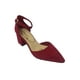 thumbnail image 2 of Zapato Reina Gamuza Ecológica ZAW51 Rojo, 2 of 5