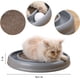 thumbnail image 3 of Round Gato Scratcher con Ball, Gato Juguete Ball Testantería de Papel Corrugado Reciclado, Turbo Gato Scratcher Juguete, 17.7 pulgadas Gato Turbo Juguete/Gato Lounge Cama/Gato Cama (Cuatro Colos fo Ch, 3 of 6