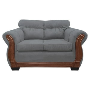 América Decora - Sofá Con Resorte Estructural 2 Personas Taurus Chenille Gris X