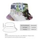 thumbnail image 2 of Mira Hacia Atrás Sombrero bucket para adultos, gorra de protección solar, sombrero de pescador plegable para viajes al aire libre, pesca y actividades de verano, 2 of 6