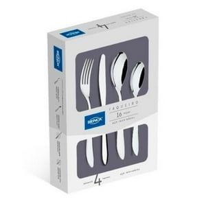 Brinox - Juego De Cubiertos De Acero Inoxidable De 24 Piezas Línea Bellagio
