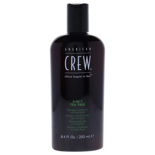 Champú, Acondicionador Y Gel De Baño De Árbol De Té 3 En 1 De Para s: Champú, Acondicionador Y Gel De Baño De 8,4 Oz
