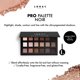 thumbnail image 2 of Paleta de sombras de ojos LORAC PRO Matte & Shimmer Noir con espejo, 2 of 9