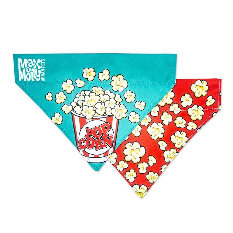 Max & Molly - Bandana Para Perro Diseño Popcorn