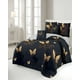 thumbnail image 4 of Quilt De Verano Plaza Y Media Diseño Mariposa Negro, 4 of 4