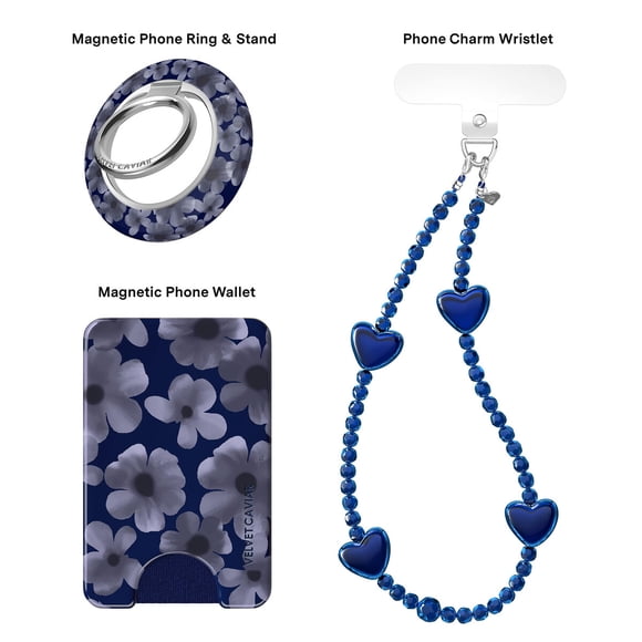 Set Accesorios Celular Velvet Caviar MagSafe 3PC Billetera