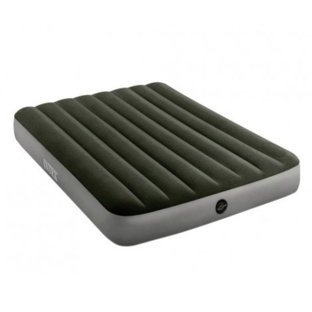 Intex - Colchón Inflable 2 Plazas 152x203x25 Cm Downy Con Inflador Pie