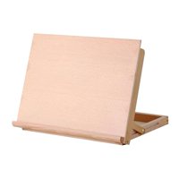 Magideal - Tablero De Dibujo De Caballete De Escritorio Portátil Ajustable Suministros Para Estudiantes De Pintura Acuar , Pequeño 43X32Cm