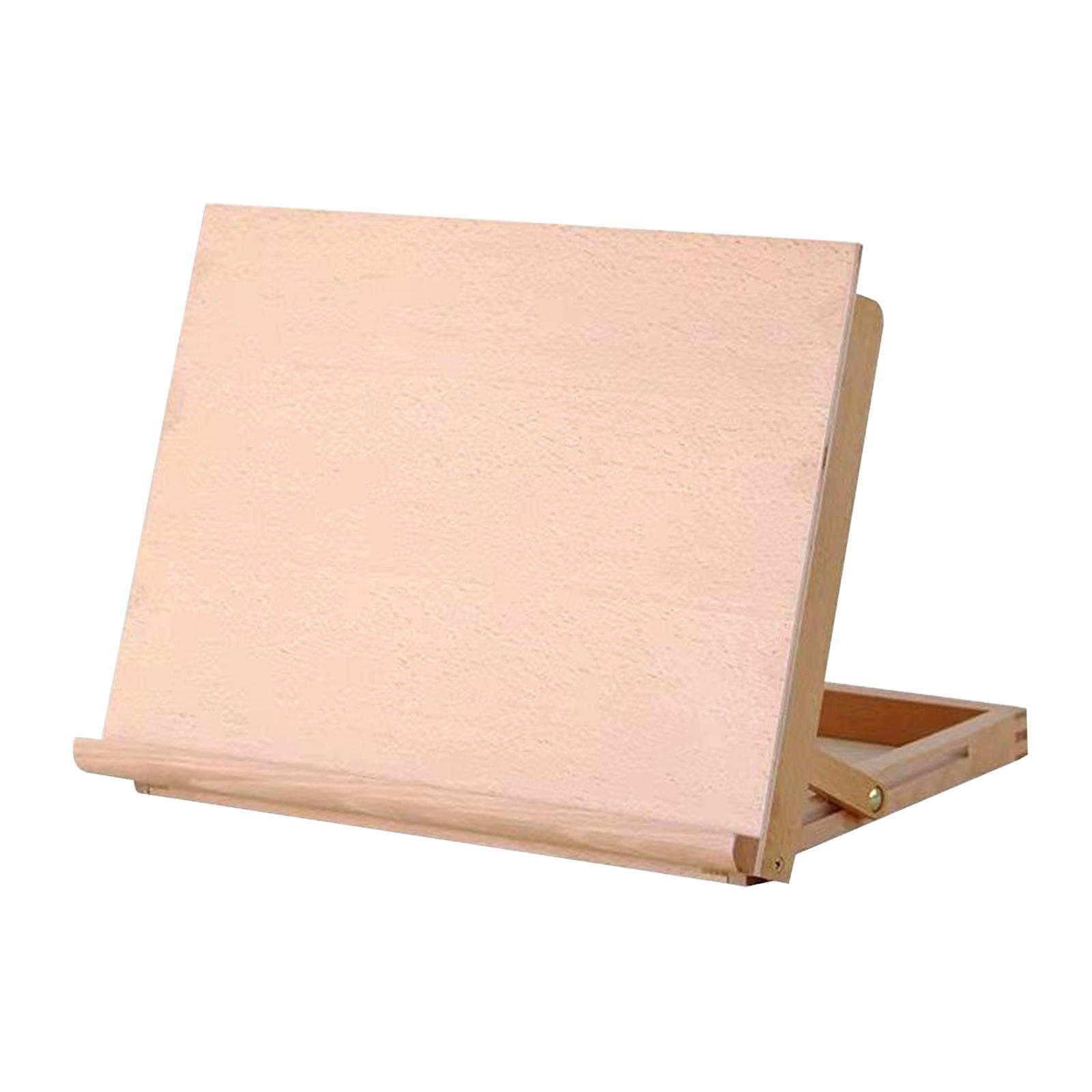 Magideal - Tablero De Dibujo De Caballete De Escritorio Portátil Ajustable Suministros Para Estudiantes De Pintura Acuar , Pequeño 43X32Cm