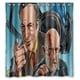 thumbnail image 1 of Cortina de ducha Better Cal Saul, juego de cortinas de baño con ganchos, tamaño 66 x 72 pulgadas, 1 of 3