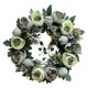 thumbnail image 3 of Guirnalda De Flores Artificiales Guirnalda De Seda Colgante Decoración De Puerta Verde Malaquita, 3 of 5