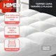 thumbnail image 2 of Topper Cubre Colchon 2 Plazas Homely Acolchado Premium Blanco 2 Plazas, 2 of 3