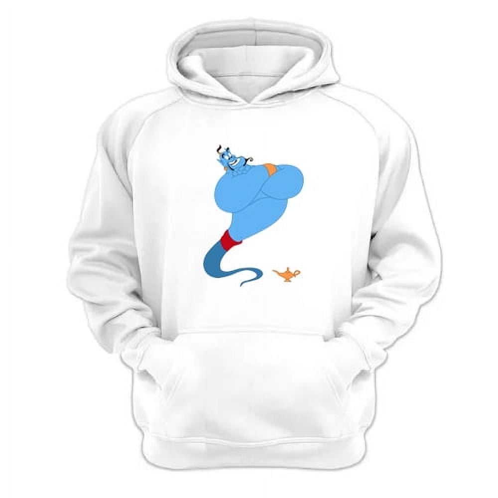 Genérico - Polerón Canguro Genio De La Lámpara Blanco Talla Xl Unisex