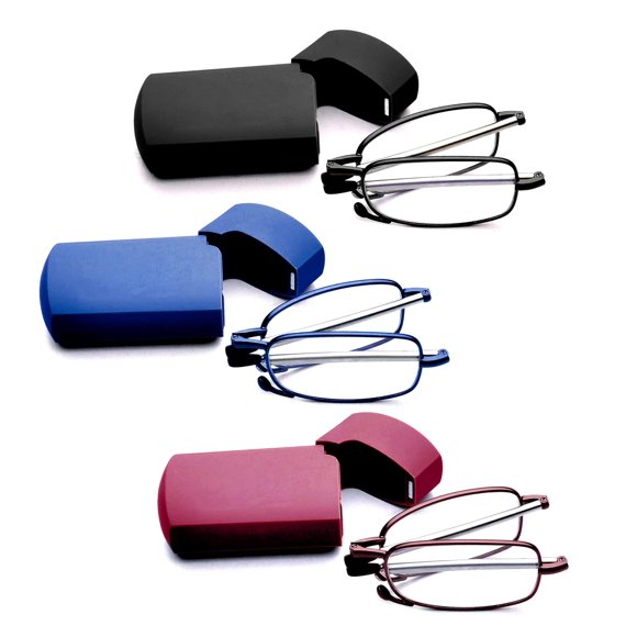 Gafas de Lectura GOOSEN 3 Unidades Plegables con Bloqueo de Luz Azul 2.5x