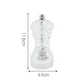 thumbnail image 2 of Molinillo de sal y pimienta de acrílico transparente, recargable, para cocina, 2 of 5