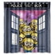 thumbnail image 1 of Cortina de ducha de Doctor Who y Gru, mi villano favorito, con ganchos, 167 x 183 cm, 1 of 3