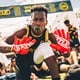thumbnail image 3 of Guantes de Fútbol Americano Battle Adulto Grande Negro Ultra‑Stick, 3 of 7