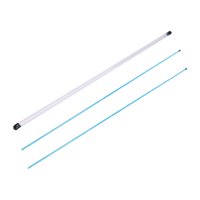 Ioensy - 2 Palos De Alineación De Golf Con Tubo De Almacenamiento Para Práctica De Swing, Accesorio De Golf, 100 Cm, Azul