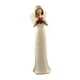 thumbnail image 1 of Resin Angel Figurine Sosteniendo El Corazón Estatua Del ángel Para La Sala De Estar De Interior Del Estante, 1 of 5