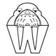 thumbnail image 1 of Decomural W Walrus Alphabet Childrens Nursery WS-34477, 1 of 2