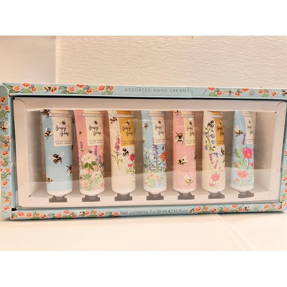 Set de Cremas de Manos Heathcote & Ivory Busy Bees Vegano 7×30 ml