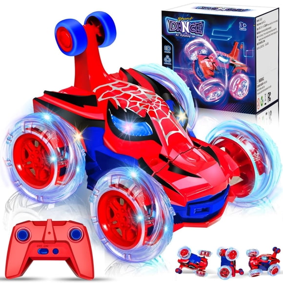Coche RC Logth Spider Monster 4WD para niños de 4 a 7 años con luz LED