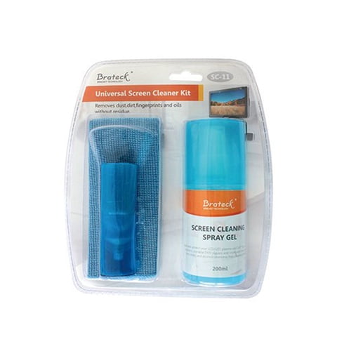 Brateck - Set Limpia Pantallas 3 En 1. 200Ml. Bratek