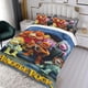 thumbnail image 3 of Fraggle Rock Conjunto de sábanas temático, trío de piezas, cómodo y amigable con la piel, diseño único, regalo de decoración para el hogar para familiares, amigos y fans, 90 cm * 190 cm, 3 of 6