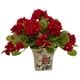 thumbnail image 4 of Planta artificial geranio Nearly Natural con maceta, 4 of 4