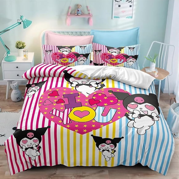 Duve-t cove-r b-oys kids B-Edding set comforter-cover-microfiber-decor with A-sense of -3D print-T 3 piece set quilt C-over wit-h zipper-er clo-sure soft twin