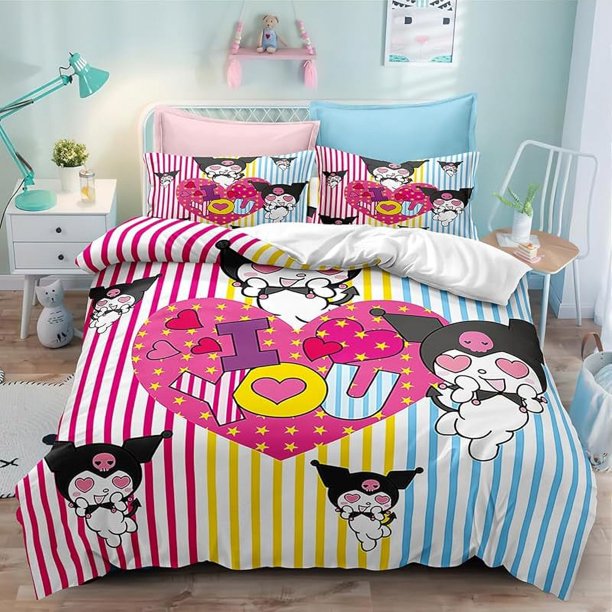 Duve-t cove-r b-oys kids B-Edding set comforter-cover-microfiber-decor with A-sense of -3D print-T 3 piece set quilt C-over wit-h zipper-er clo-sure soft twin