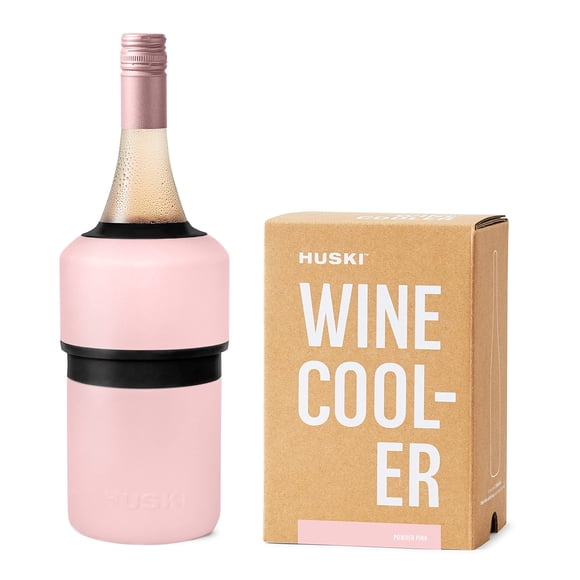 Enfriador de vino Huski sin hielo, aislado al vacío, rosa