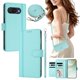 thumbnail image 2 of Google Pixel 10A Funda con Ranuras para 9 Tarjetas, Verde Claro, 2 of 6