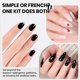thumbnail image 4 of Set de esmalte de gel Beetles 4 piezas 10 ml negro y blanco, 4 of 6