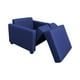 thumbnail image 2 of Sofa Cama Multifuncional Un Cuerpo Lino Azul, 2 of 3