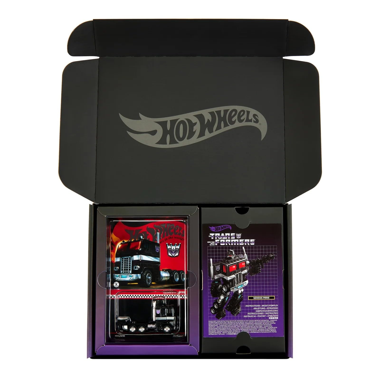 Vehículo De Juguete Mattel Hot Wheels Transformers Nemesis Prime
