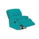 thumbnail image 3 of Bergere Perugia Reclinable Tela Velvet Turquesa, 3 of 3
