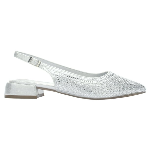 Ballerina Mujer Chalada Diri-1 Plateado Casual