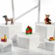 thumbnail image 5 of Buffet Risers koretech - Cajas de acrílico hexagonales (6 unidades), color blanco, 5 of 6