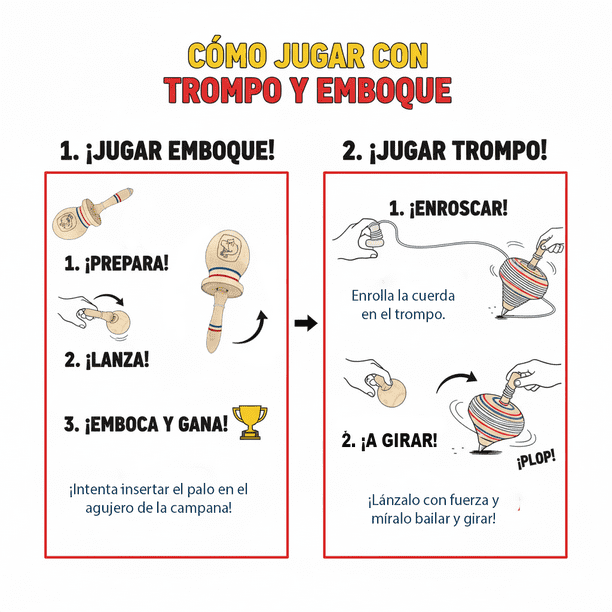 Juguete Emboque Trompo Condorito Lider